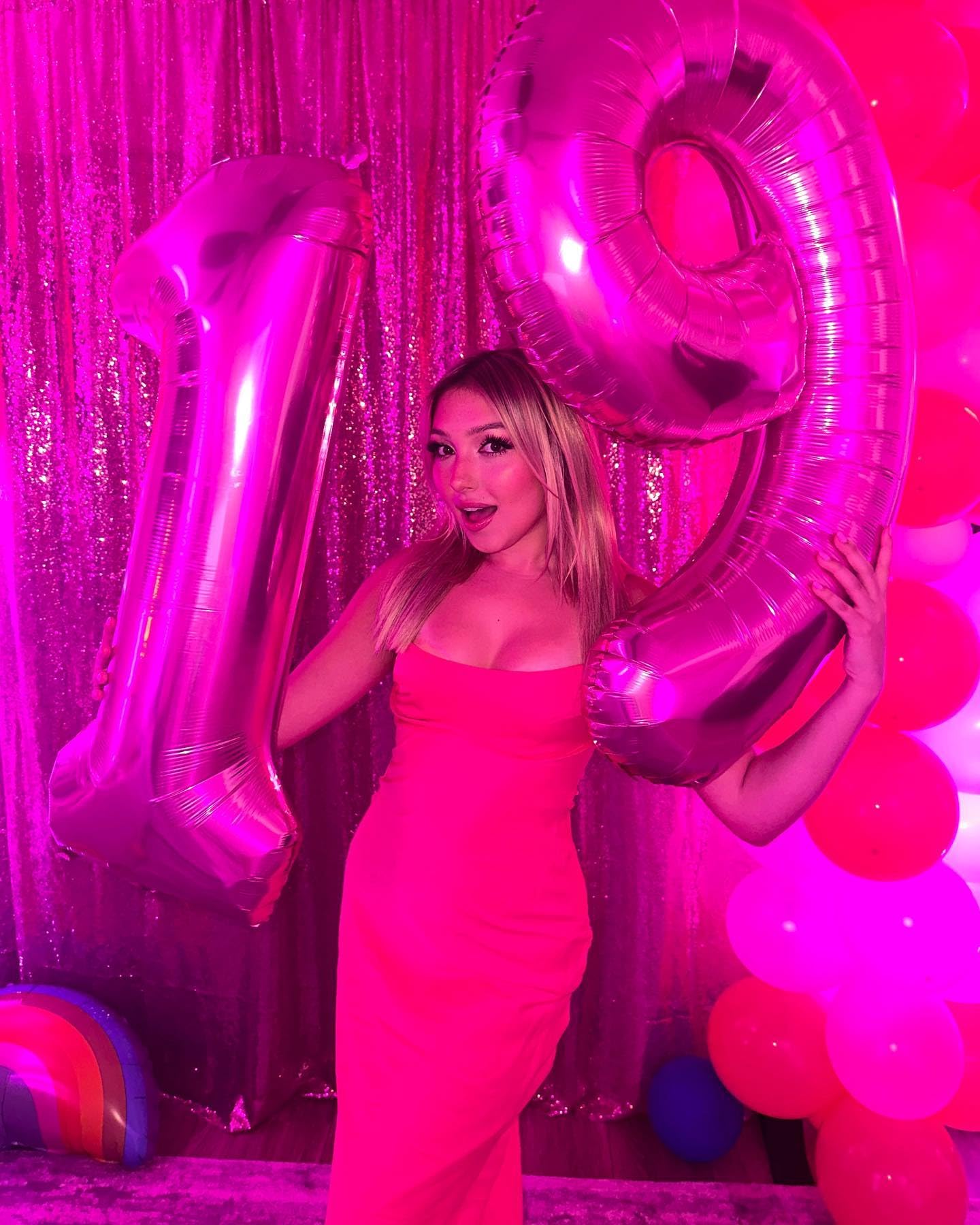 IWERP Hot Pink 9 Balloon – 40 Inch Number Balloon for 9th Birthday Parties