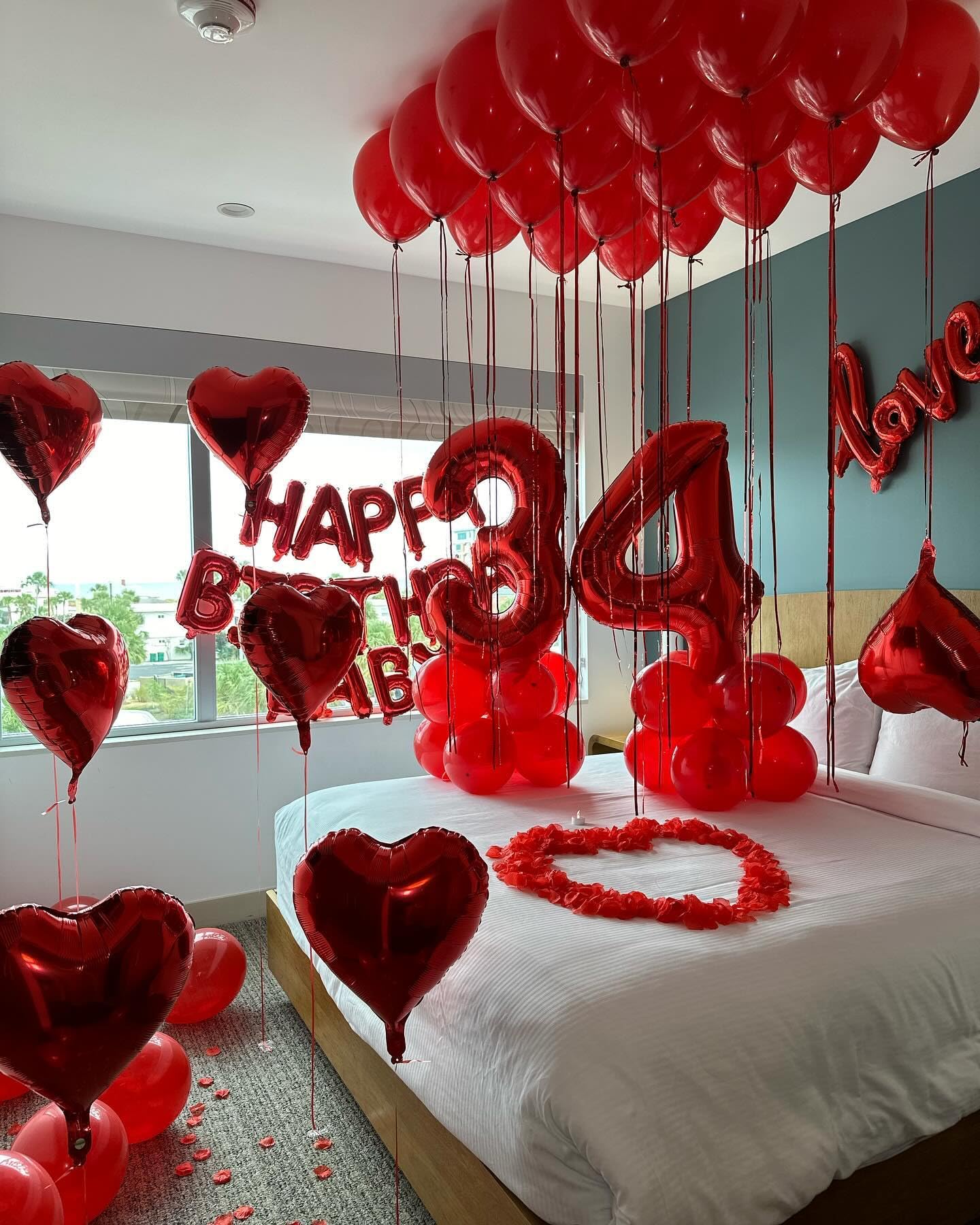 IWERP Red 9 Balloon – 40-Inch Giant Number Balloon for Birthday Decor
