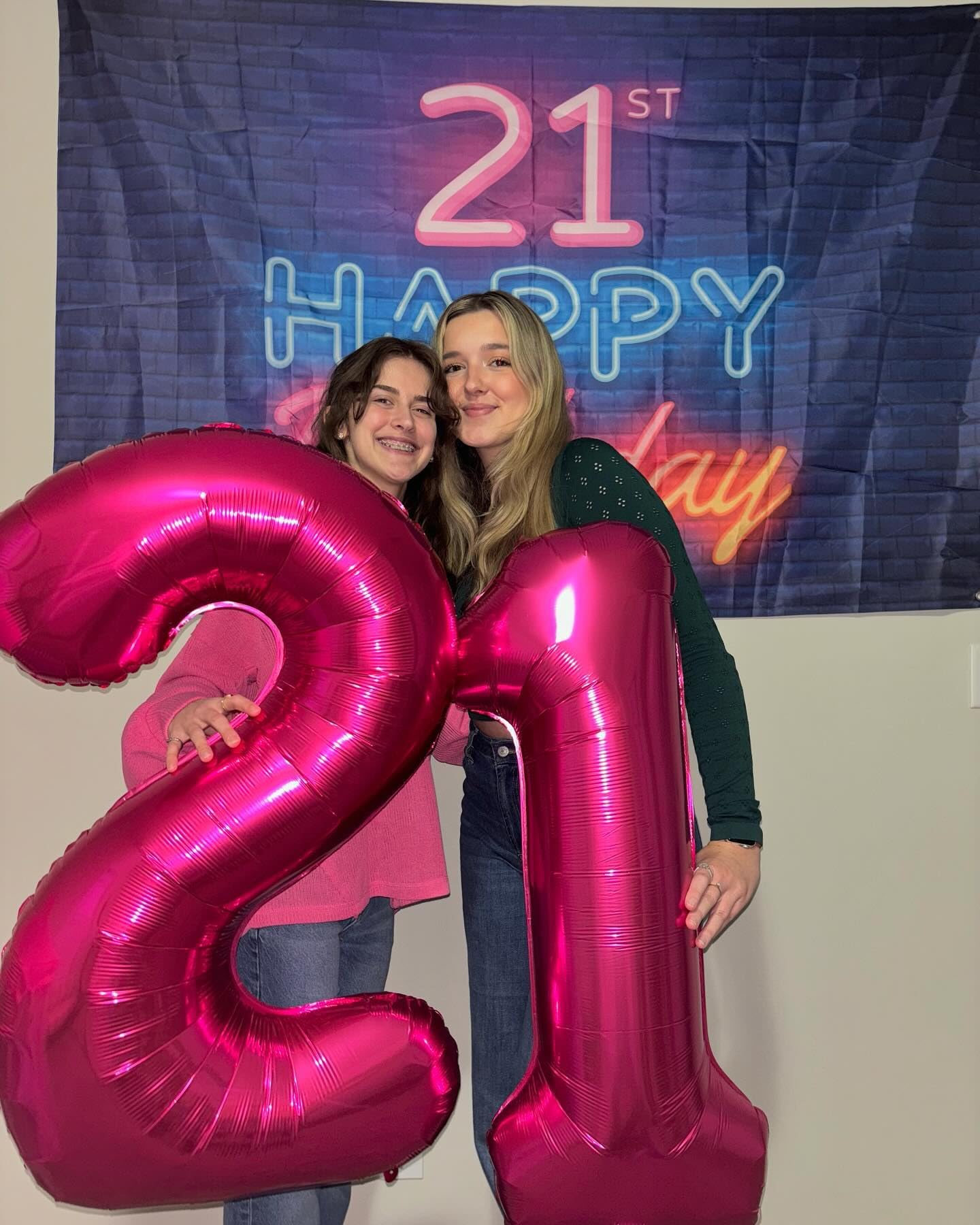 IWERP 40 Inch Hot Pink Number Balloon for First Birthday – Giant 1 Balloon