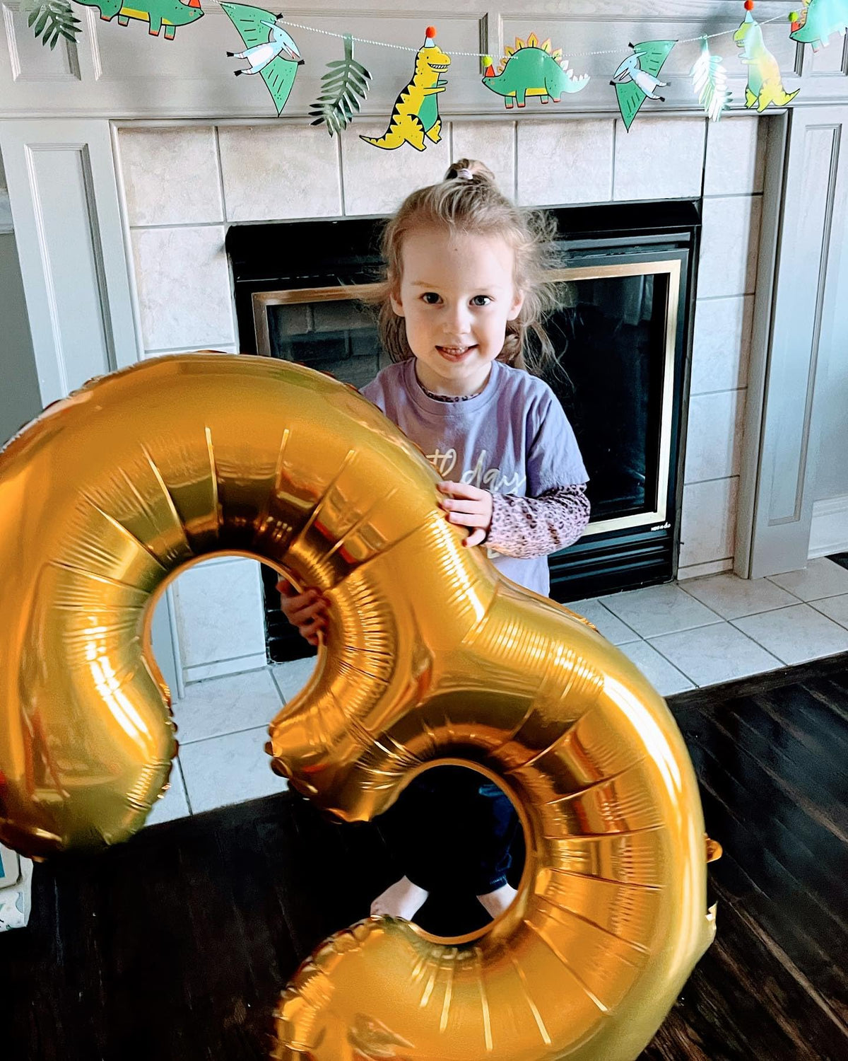 IWERP Gold Number 3 Balloon 40 Inch – 3rd Birthday Decorations & Gold Party Supplies
