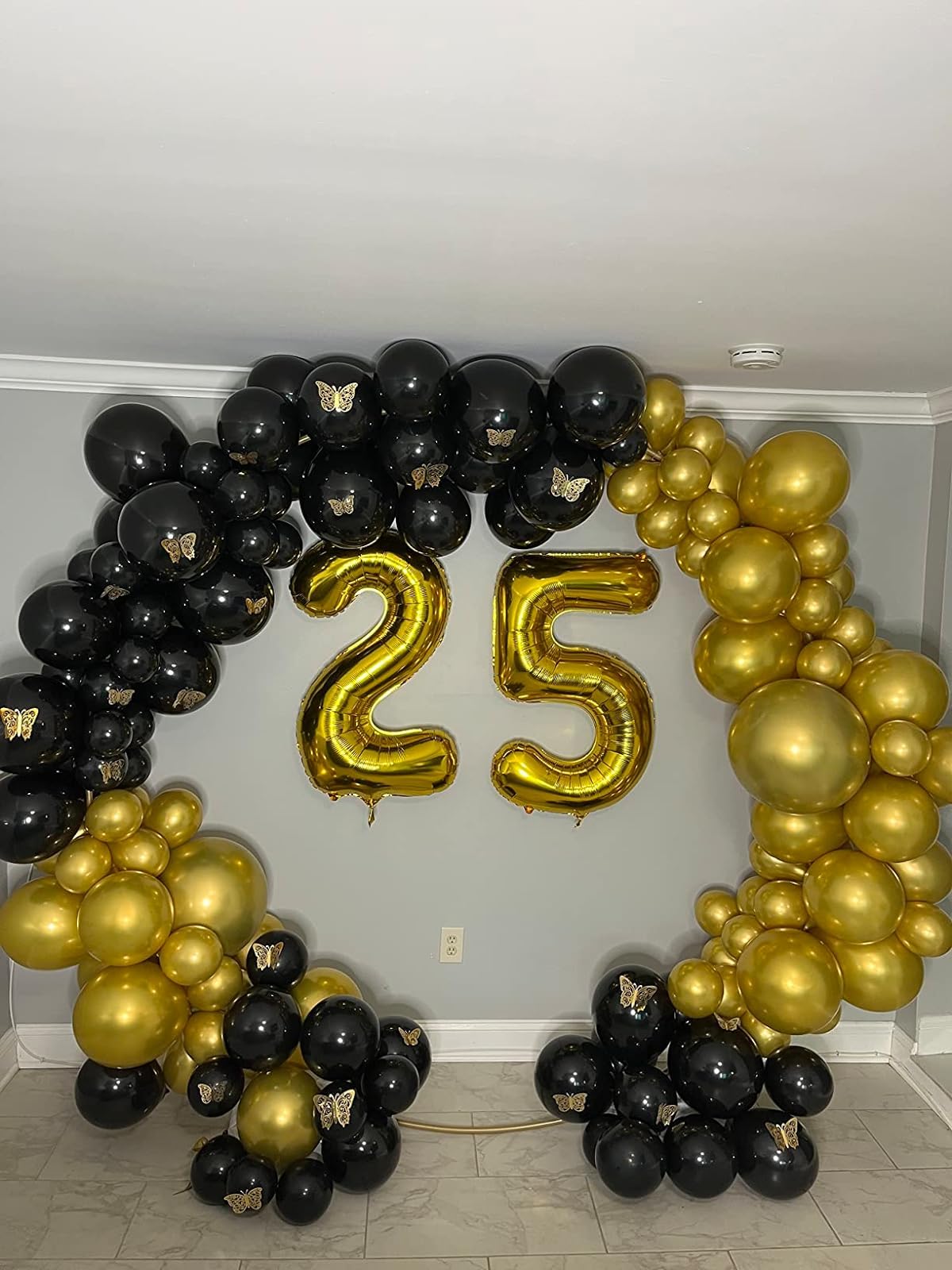 IWERP Gold Number 5 Balloon 40-Inch | 5th Birthday Decorations & Gold Party Supplies
