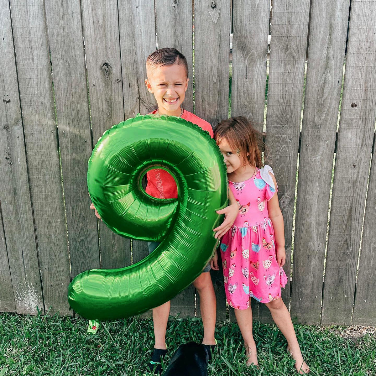 IWERP Green Number 6 Balloon 40 Inch — 6th Birthday Party Decorations