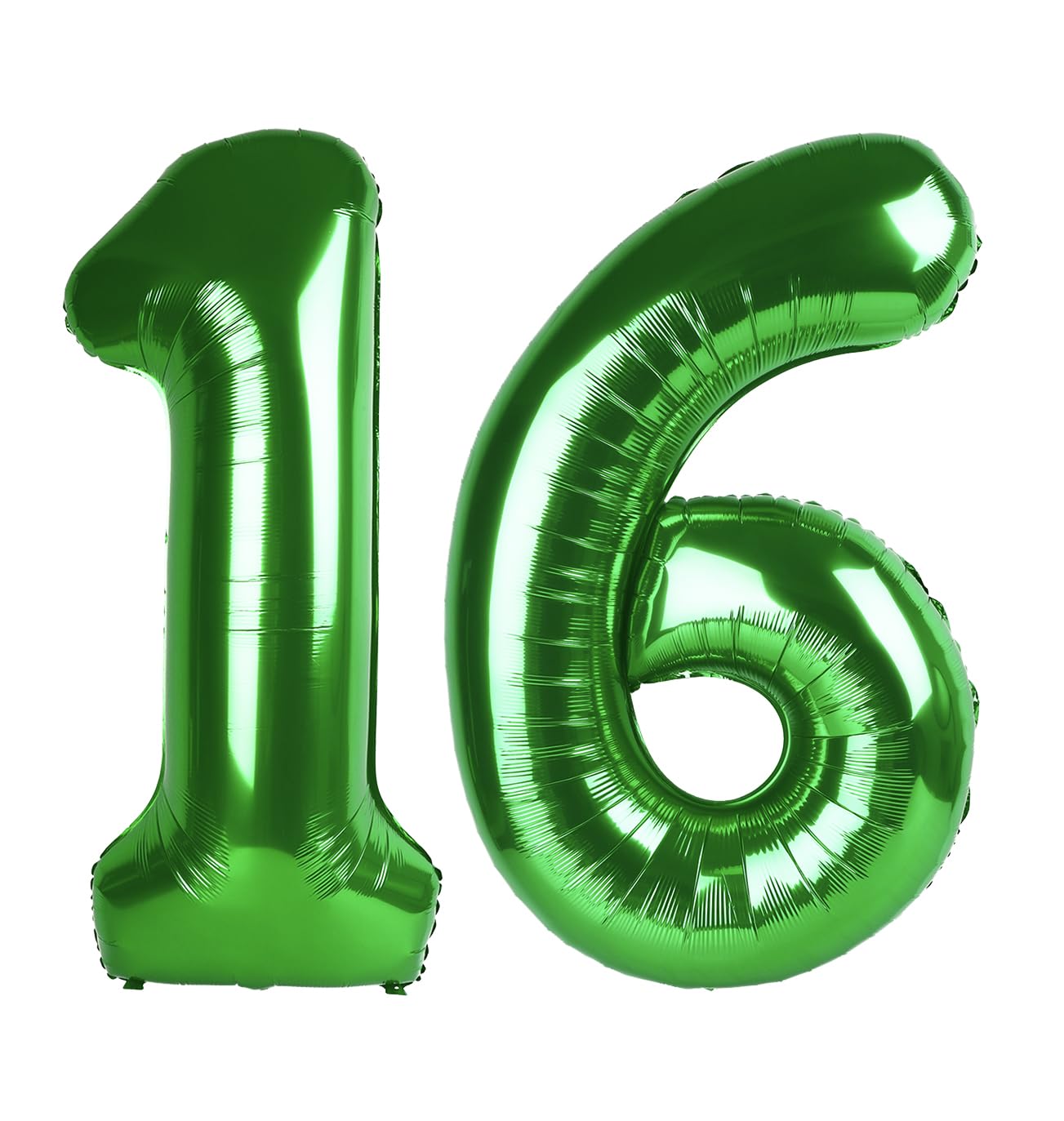 IWERP Green Number 16 Balloon – 40 Inch, 16th Birthday Decorations