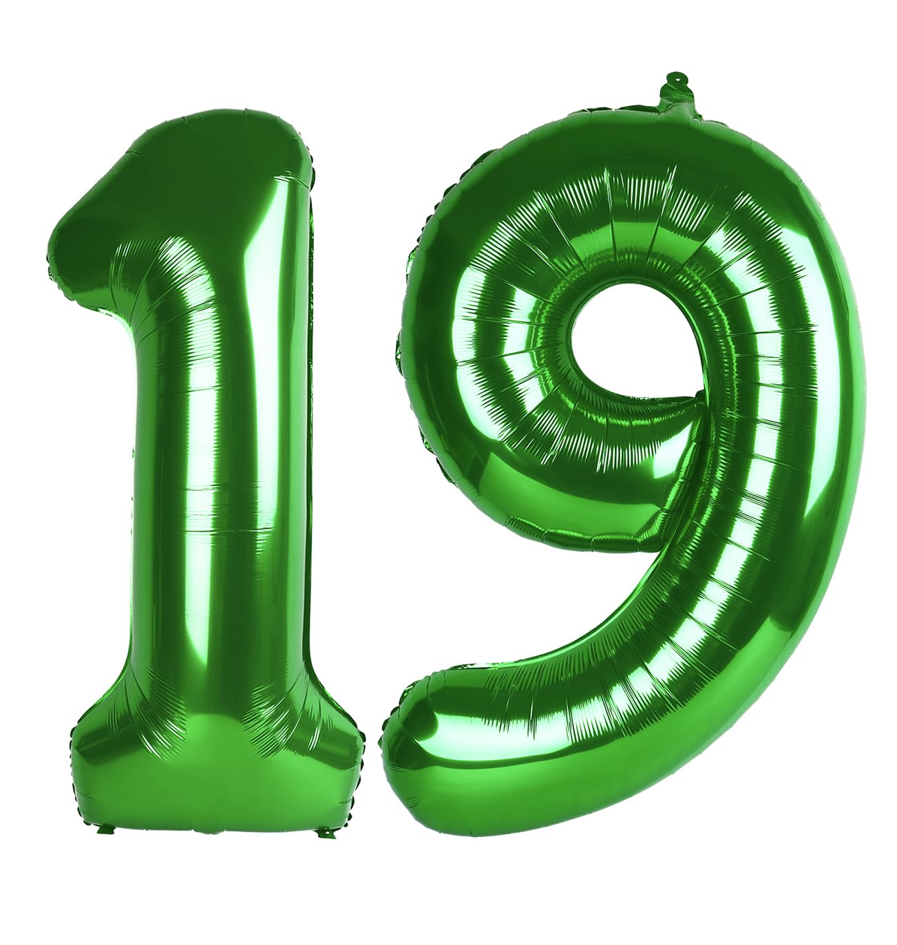 IWERP Green Number 19 Balloon 40 Inch – 19th Birthday Party Decoration