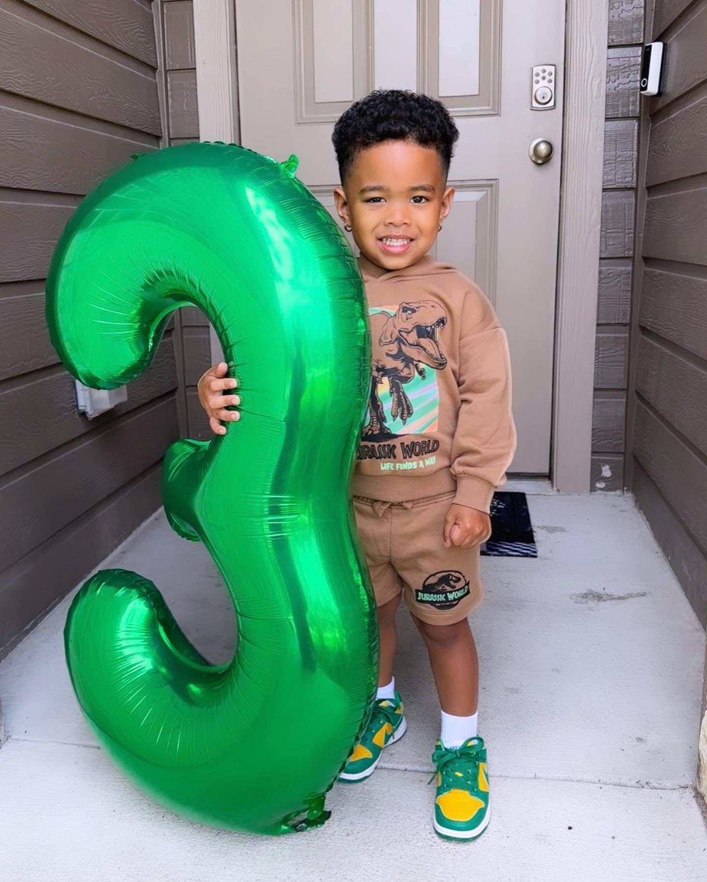 IWERP Green Number 3 Balloon 40 Inch – 3rd Birthday Party Decor