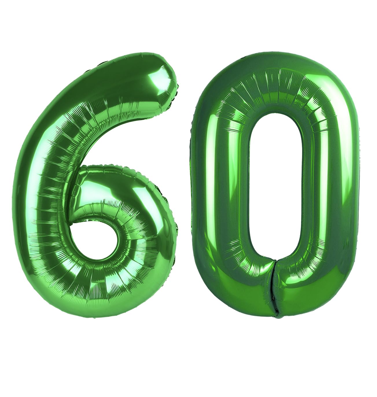 IWERP Green Number 60 Balloon 40-Inch – 60th Birthday Decorations & Green Party Supplies