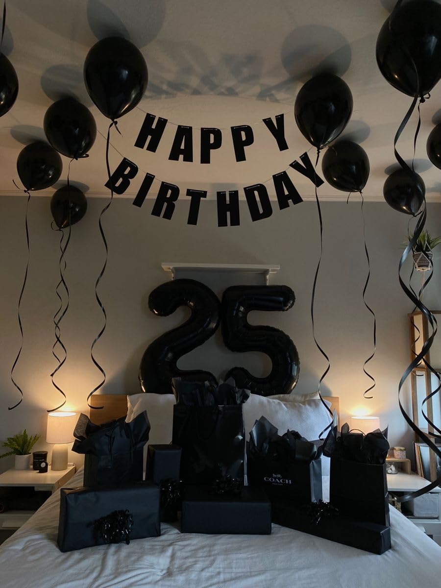 IWERP Black Number 50 Balloon 40 Inch – 50th Birthday Decorations