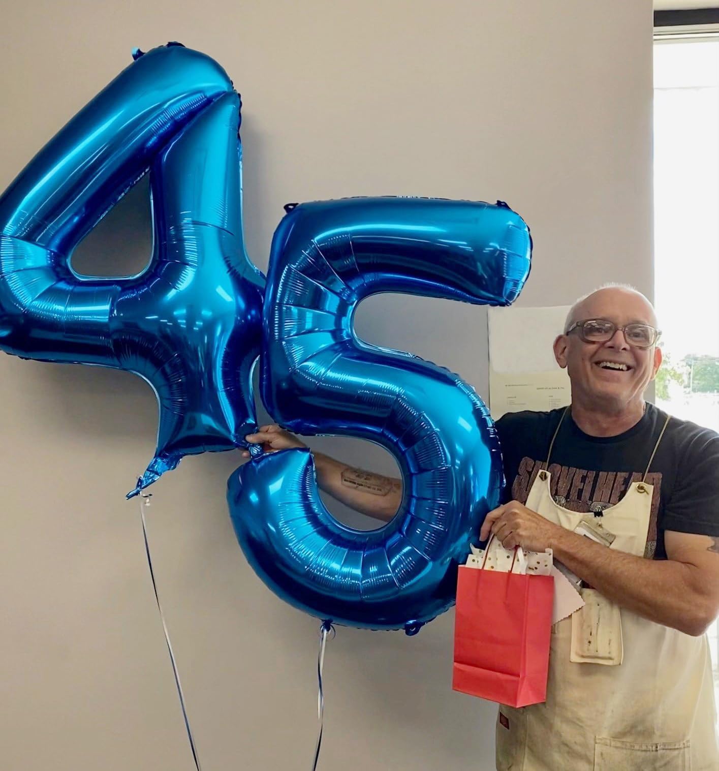 IWERP Navy Blue 40-Inch Number 4 Balloon – 4th Birthday Party Decor