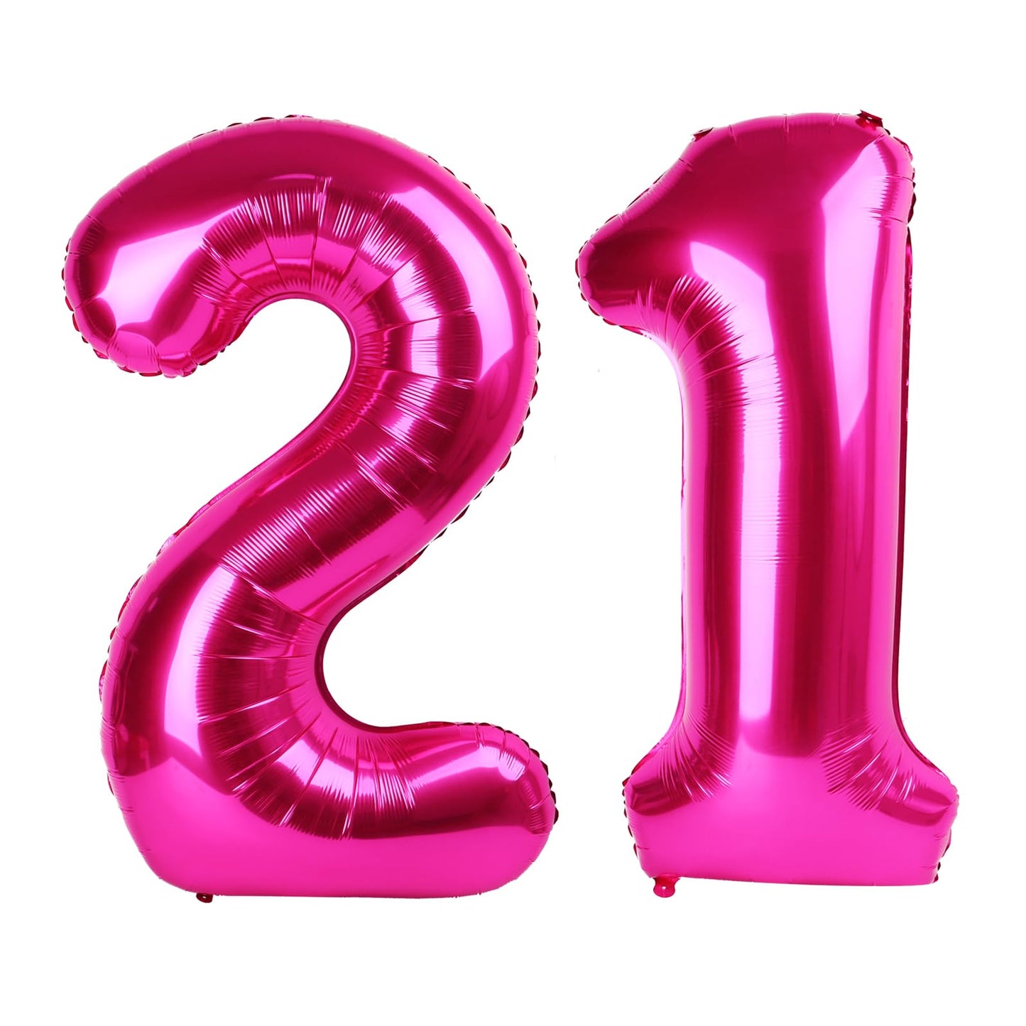 IWERP Hot Pink 21 Balloon 40-Inch - 21st Birthday Decorations