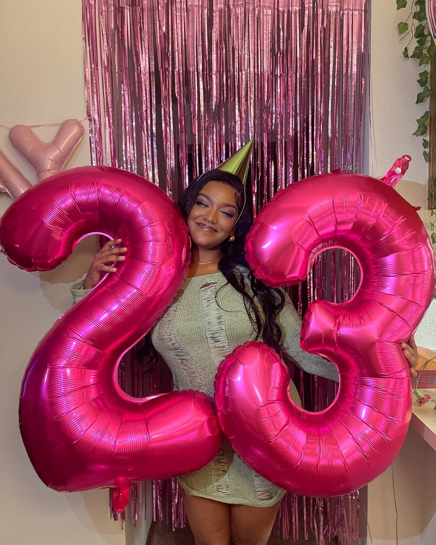 IWERP Hot Pink 40-Inch Number 3 Balloon – 3rd Birthday Decorations for Kids, Girls & Women