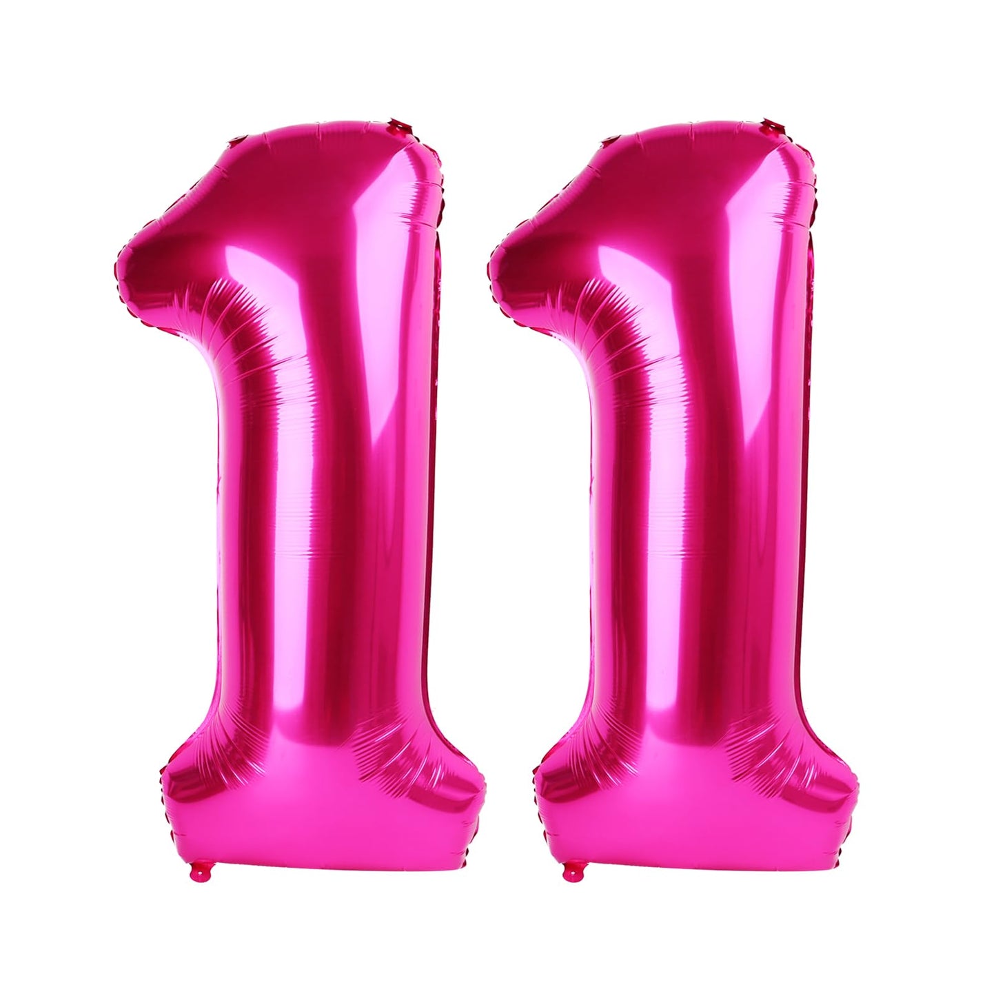 IWERP Hot Pink 40-Inch Number 11 Balloon – 11th Birthday Foil Decoration