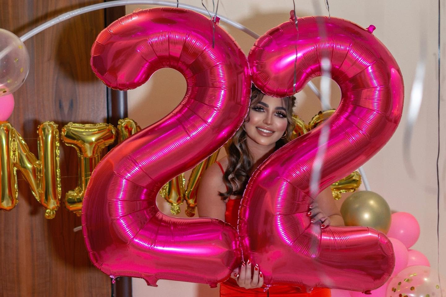 IWERP Hot Pink 40-Inch Number 7 Balloon – 7th Birthday Decorations