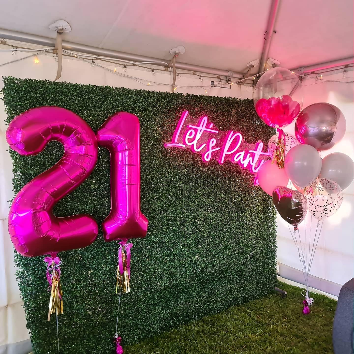 IWERP Hot Pink 21 Balloon 40-Inch - 21st Birthday Decorations