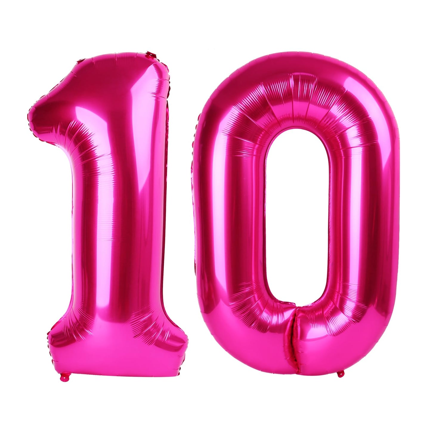 IWERP Hot Pink 40-Inch Number 10 Balloon – 10th Birthday Decorations