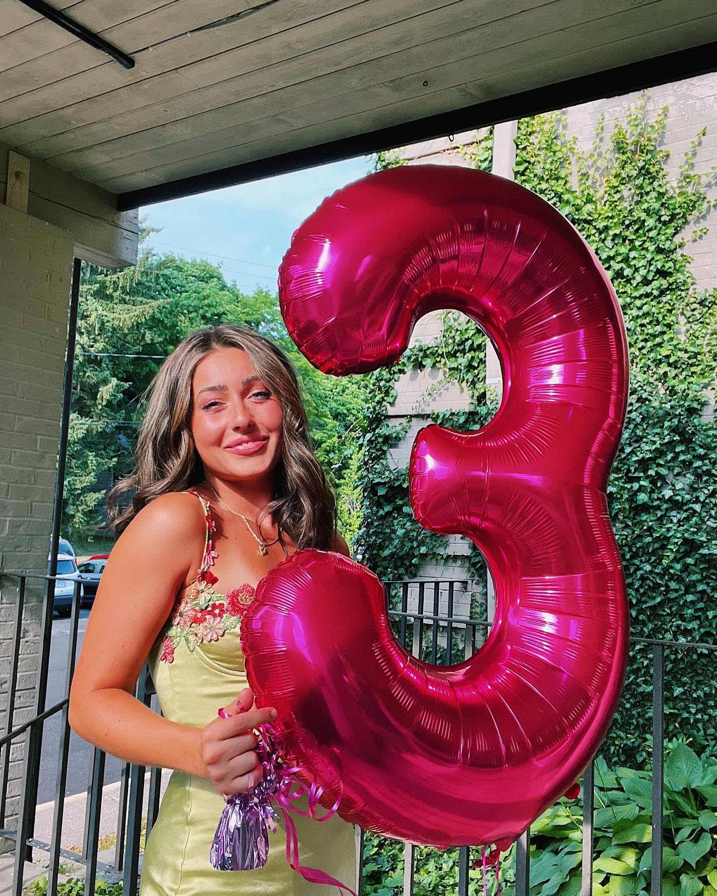IWERP Hot Pink Number 9 Balloon 40 Inch – 9th Birthday Decorations