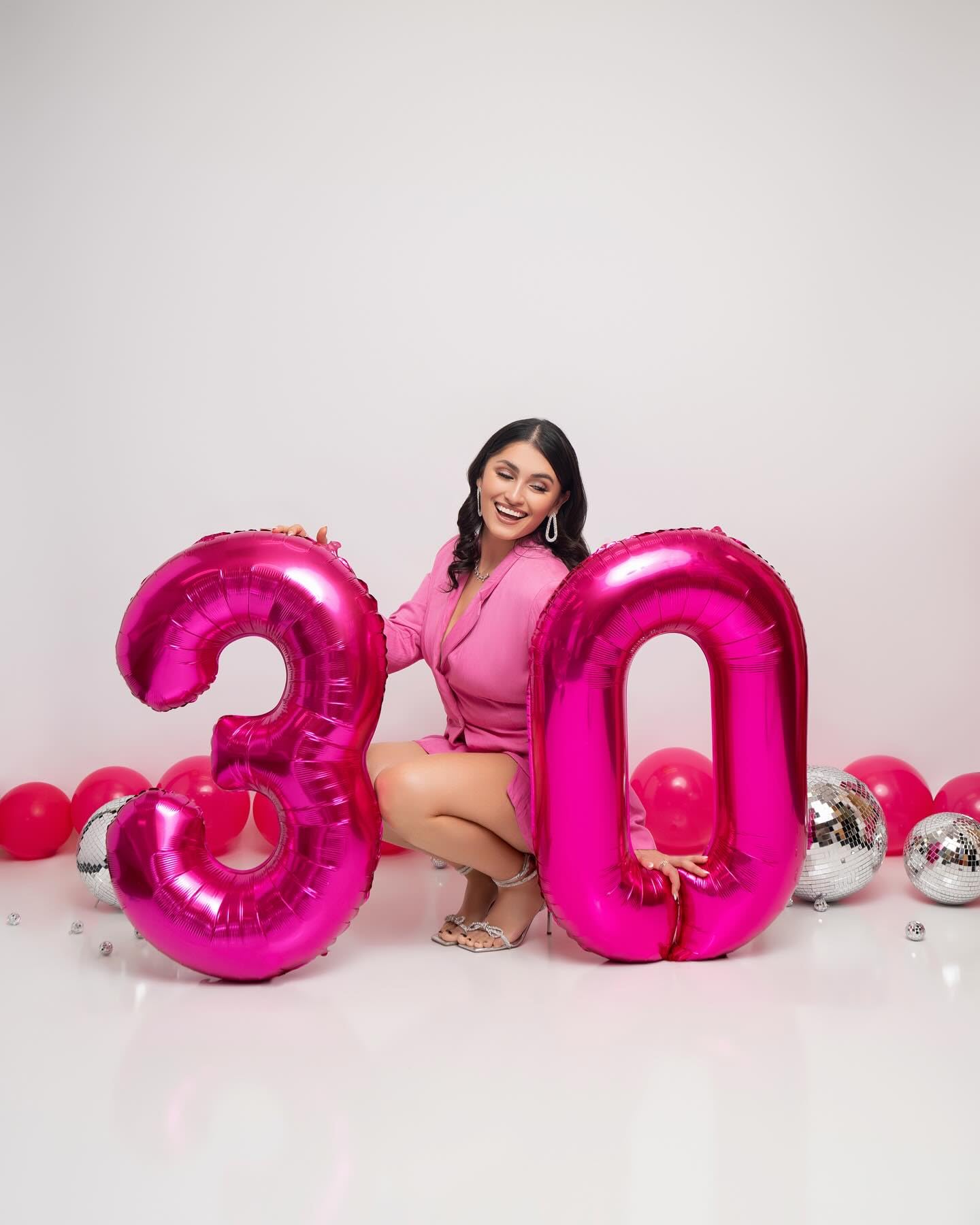 IWERP Hot Pink Number Balloon 40 Inch – Birthday Party Decor