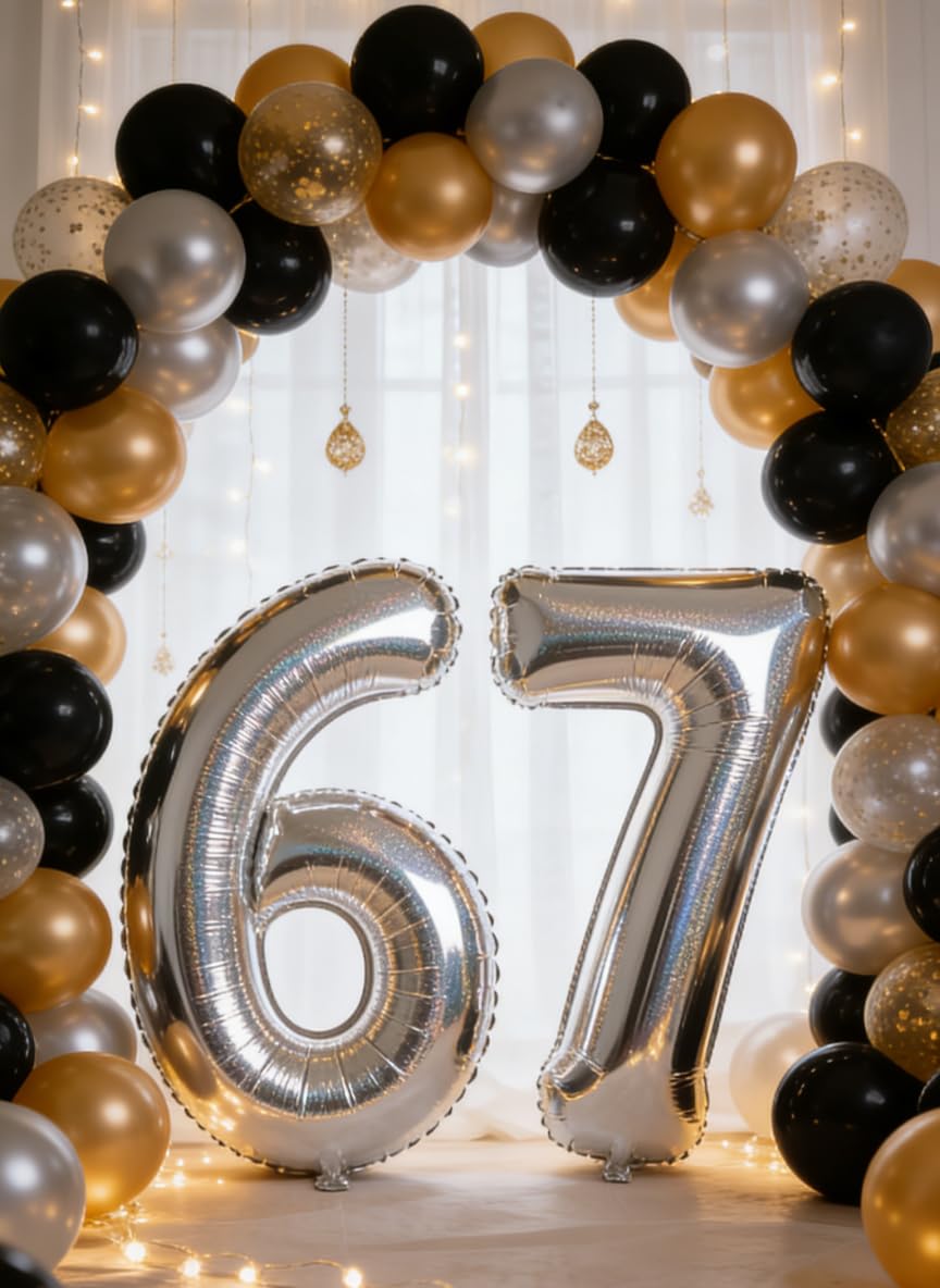 IWERP Laser Silver 2 Balloon – 40-Inch Number Balloon for 2nd Birthday Decor