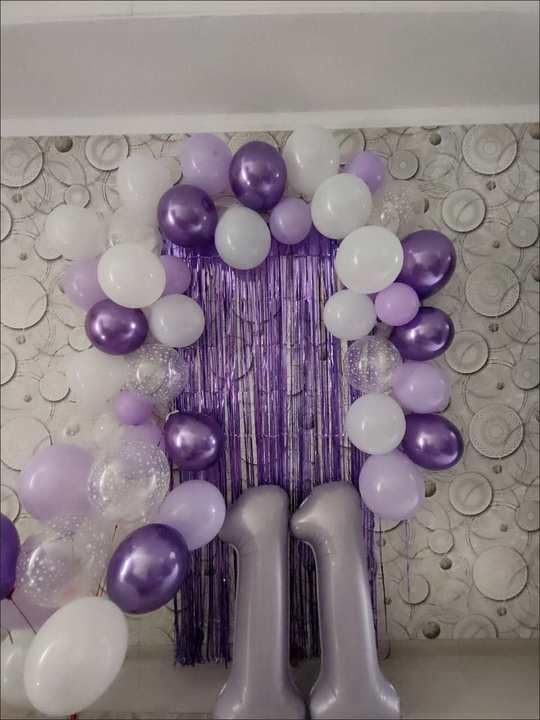IWERP Lilac Number 0 Balloon 40 Inch Lavender 0 Balloon for 10th-60th Birthday Celebrations