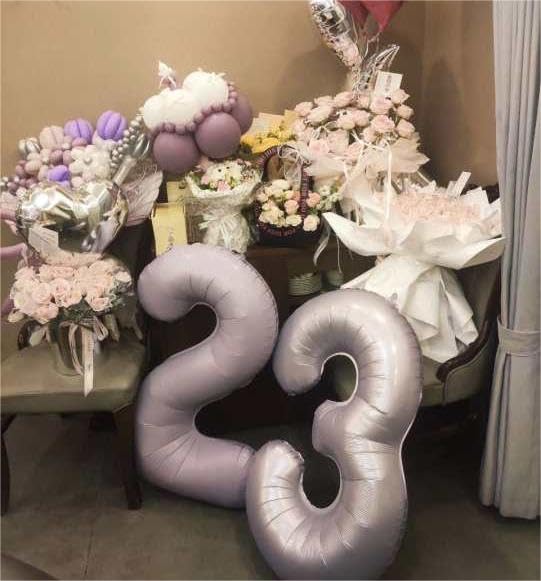 IWERP Lilac Number 1 Balloon – 40-Inch Lavender First Birthday Decoration