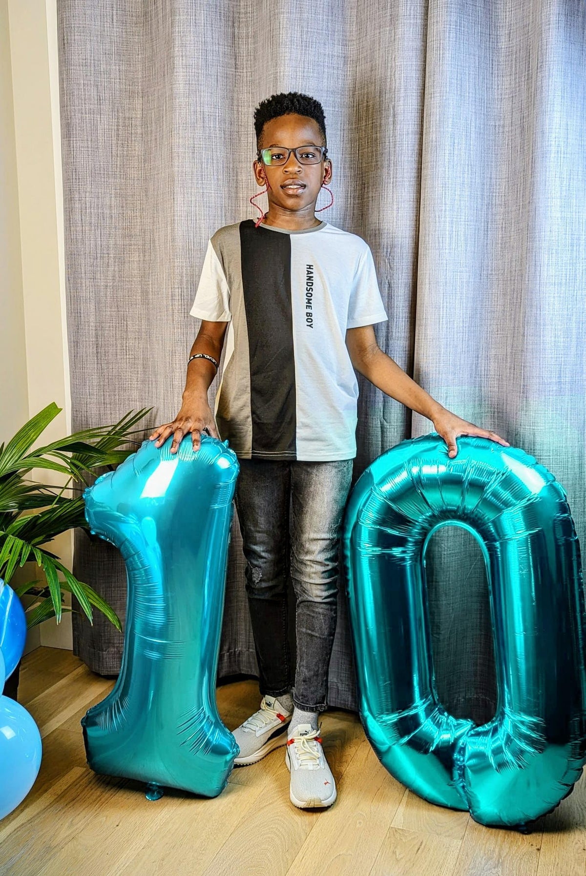 IWERP Light Blue 40-Inch Number 0 Balloon – Birthday Party Decorations for 10th-60th Milestones