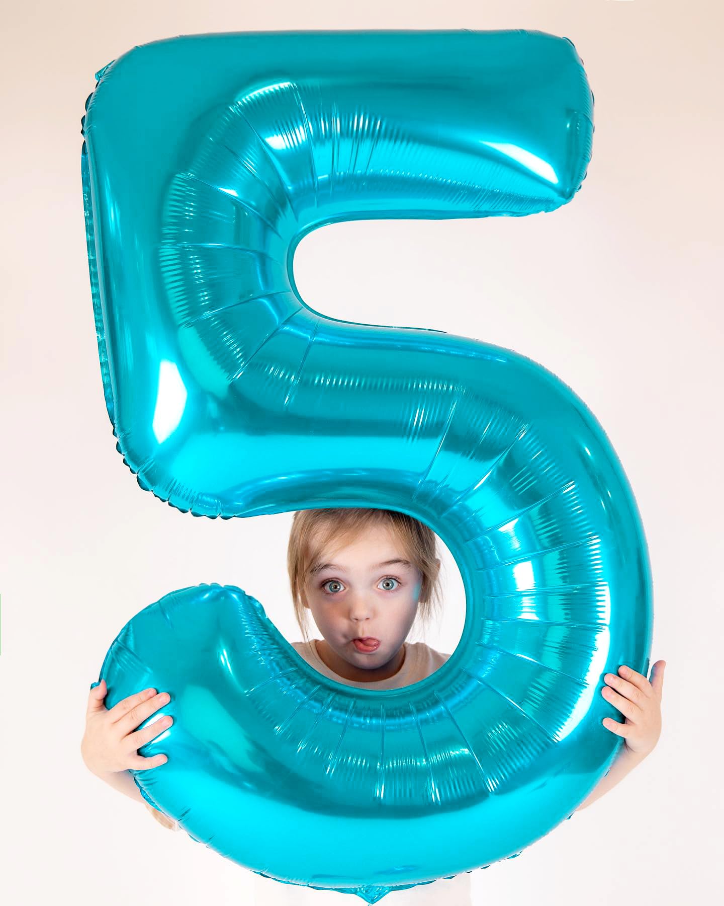 IWERP Light Blue Number 8 Balloon - 40-Inch 8th Birthday Decoration