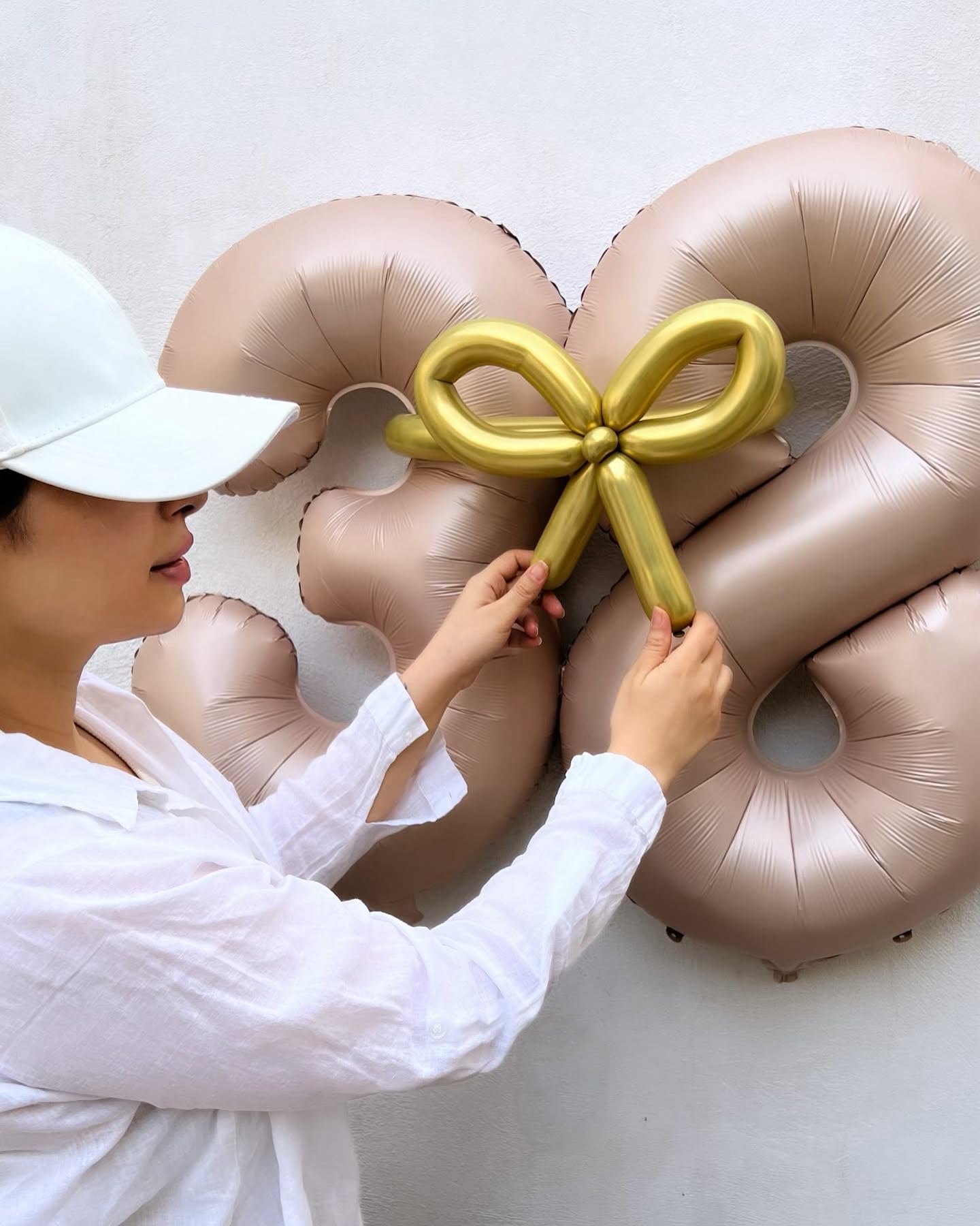 IWERP Light Brown Number 4 Balloon 40 Inch | 4th Birthday Decorations & Party Supplies