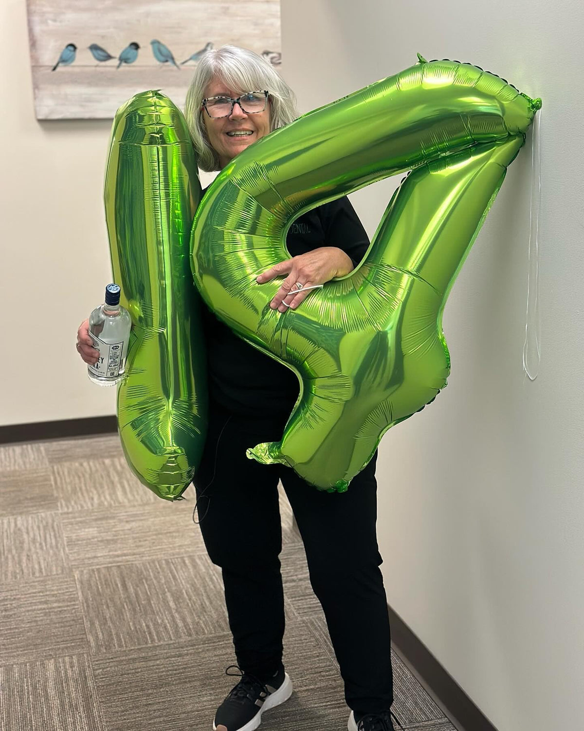 IWERP Light Green 40-Inch Number 7 Balloon – 7th Birthday Decorations & Party Supplies