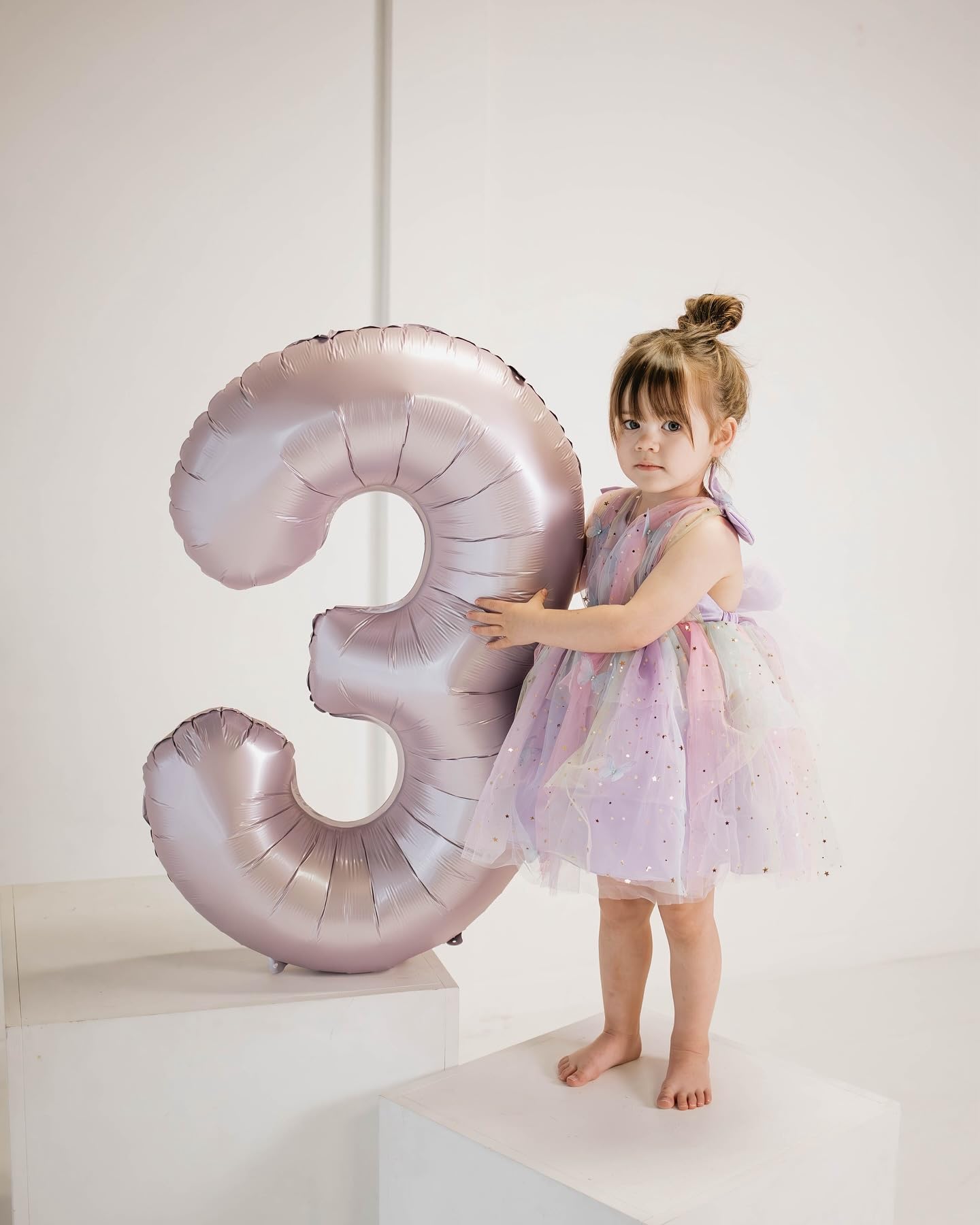 IWERP Lilac Number 0 Balloon 40 Inch Lavender 0 Balloon for 10th-60th Birthday Celebrations