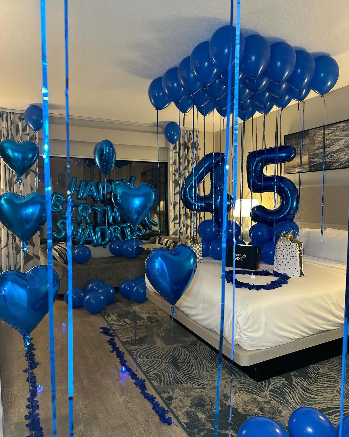 IWERP 50th Birthday Balloon – 40-Inch Metallic Blue Number 50 Decor
