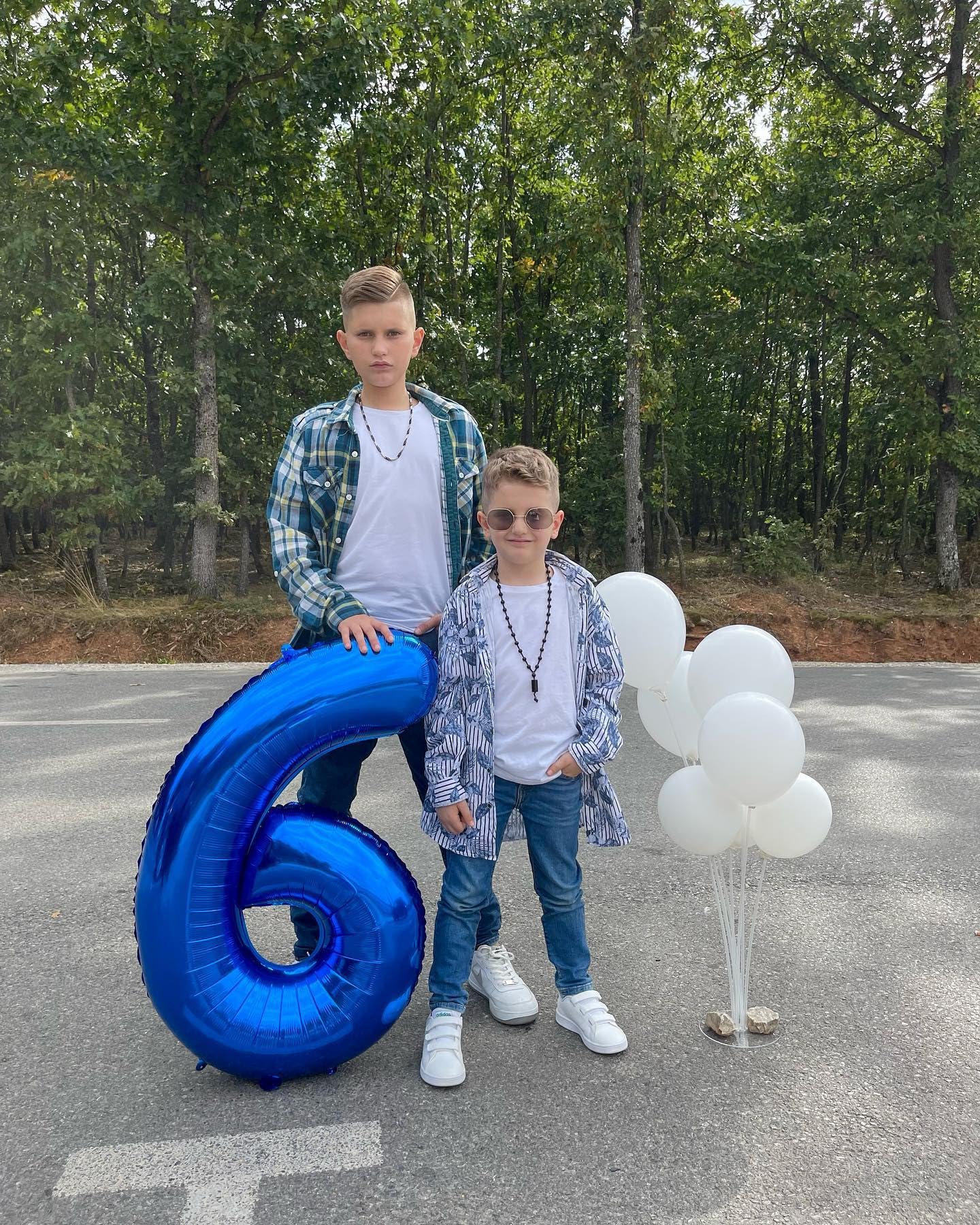 IWERP Metallic Blue 6 Balloon – 40 Inch Number Balloon for 6th Birthday