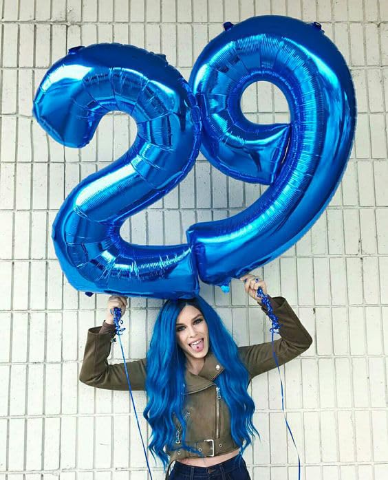IWERP Navy Blue 9 Balloon – 40 Inch Number Balloon for Birthday Parties