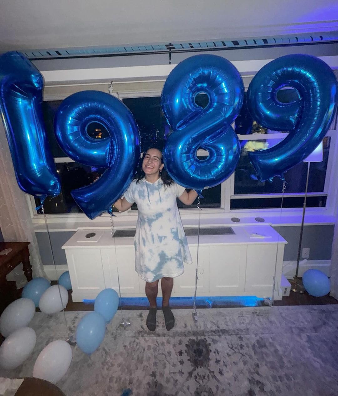 IWERP Navy Blue 9 Balloon – 40 Inch Number Balloon for Birthday Parties