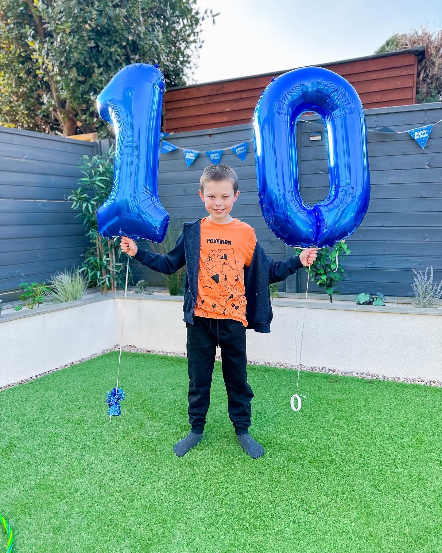IWERP Navy Blue Number 10 Balloon, 40-Inch | 10th Birthday Party Decor
