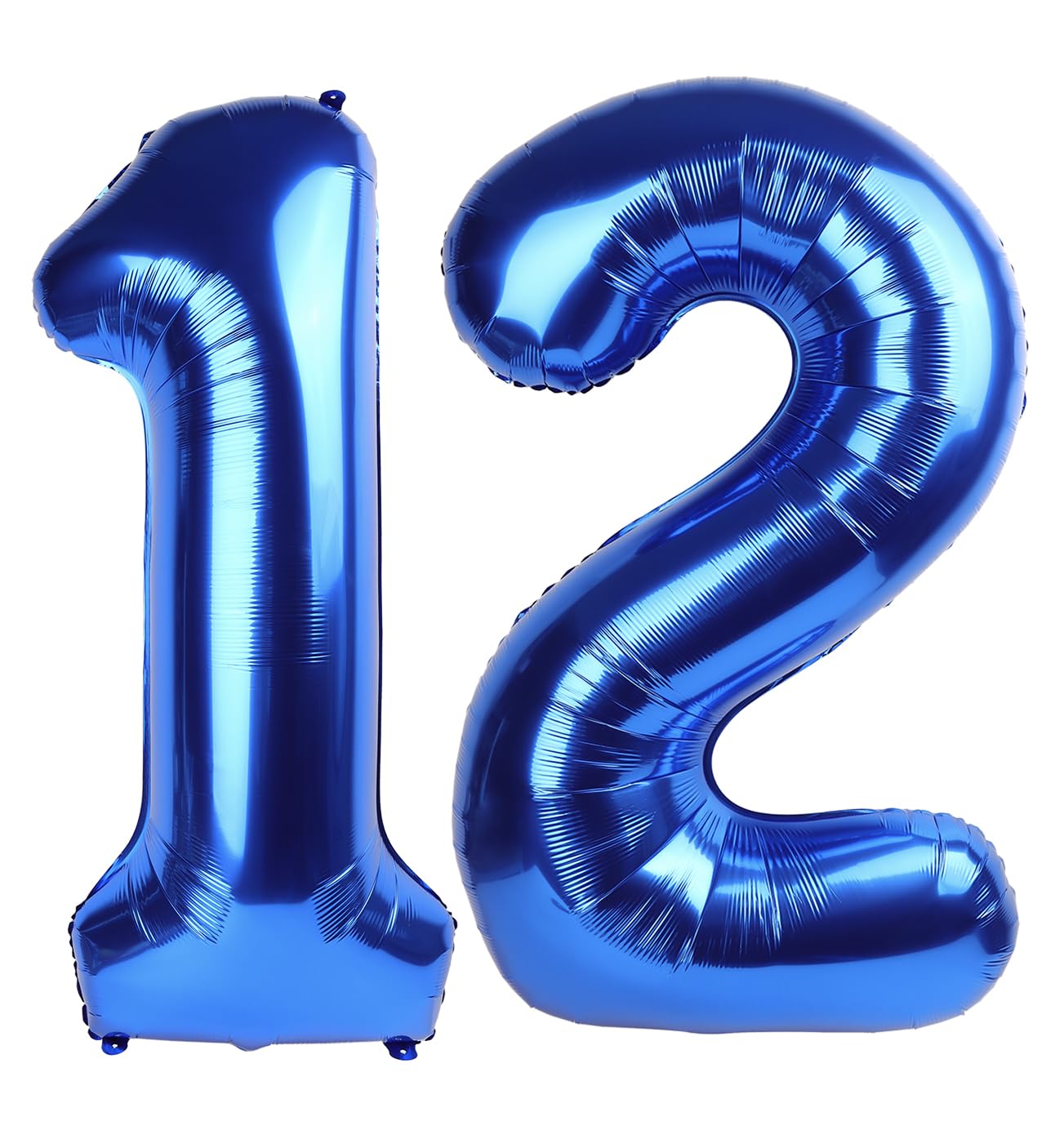 IWERP Navy Blue Number 12 Balloon – 40 Inch Birthday Decor for 12th Birthday
