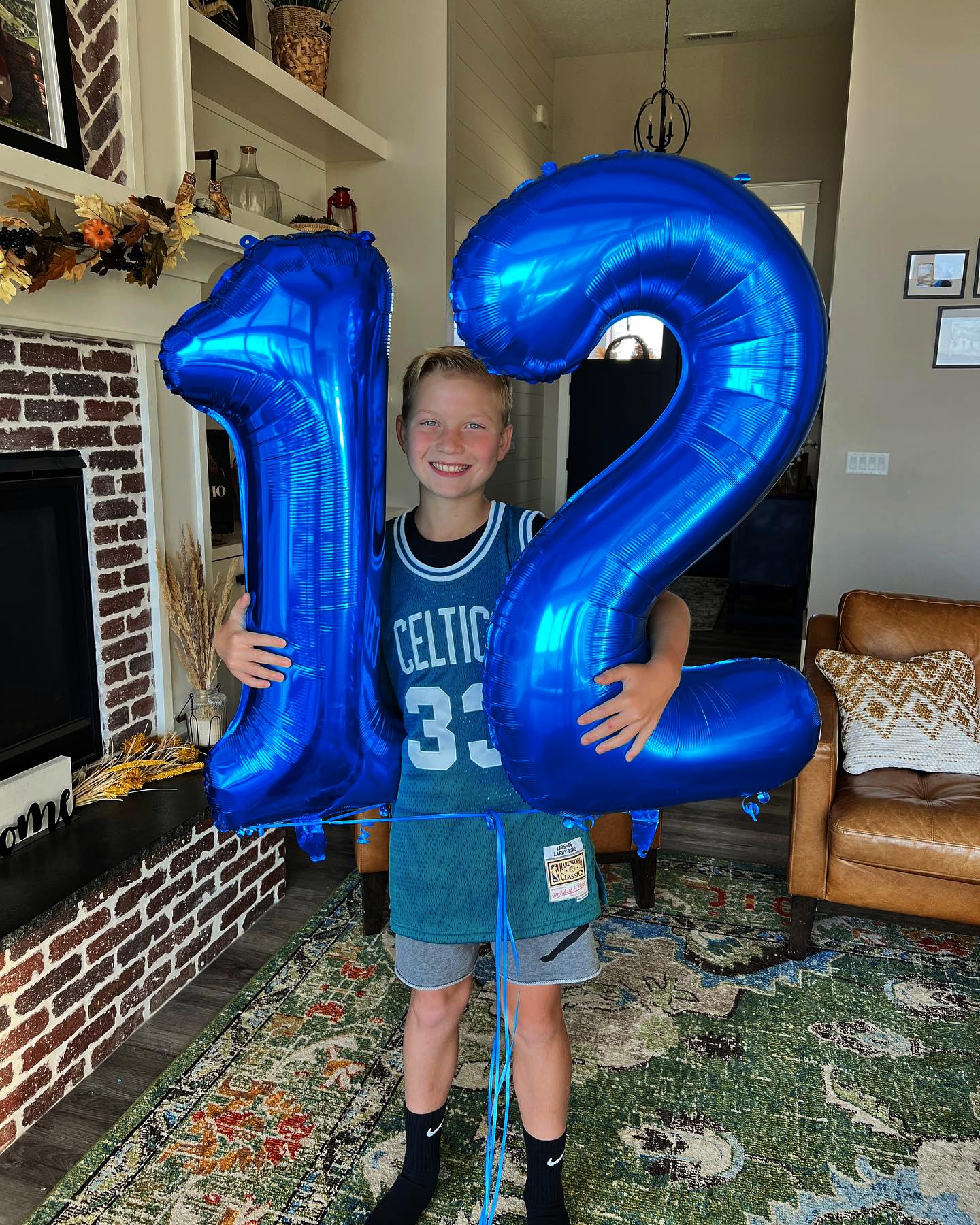 IWERP Navy Blue Number 12 Balloon – 40 Inch Birthday Decor for 12th Birthday