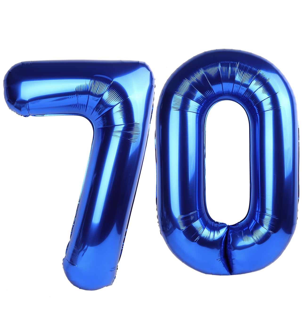 IWERP Navy Blue Number 70 Balloon – 40in 70th Birthday Decorations