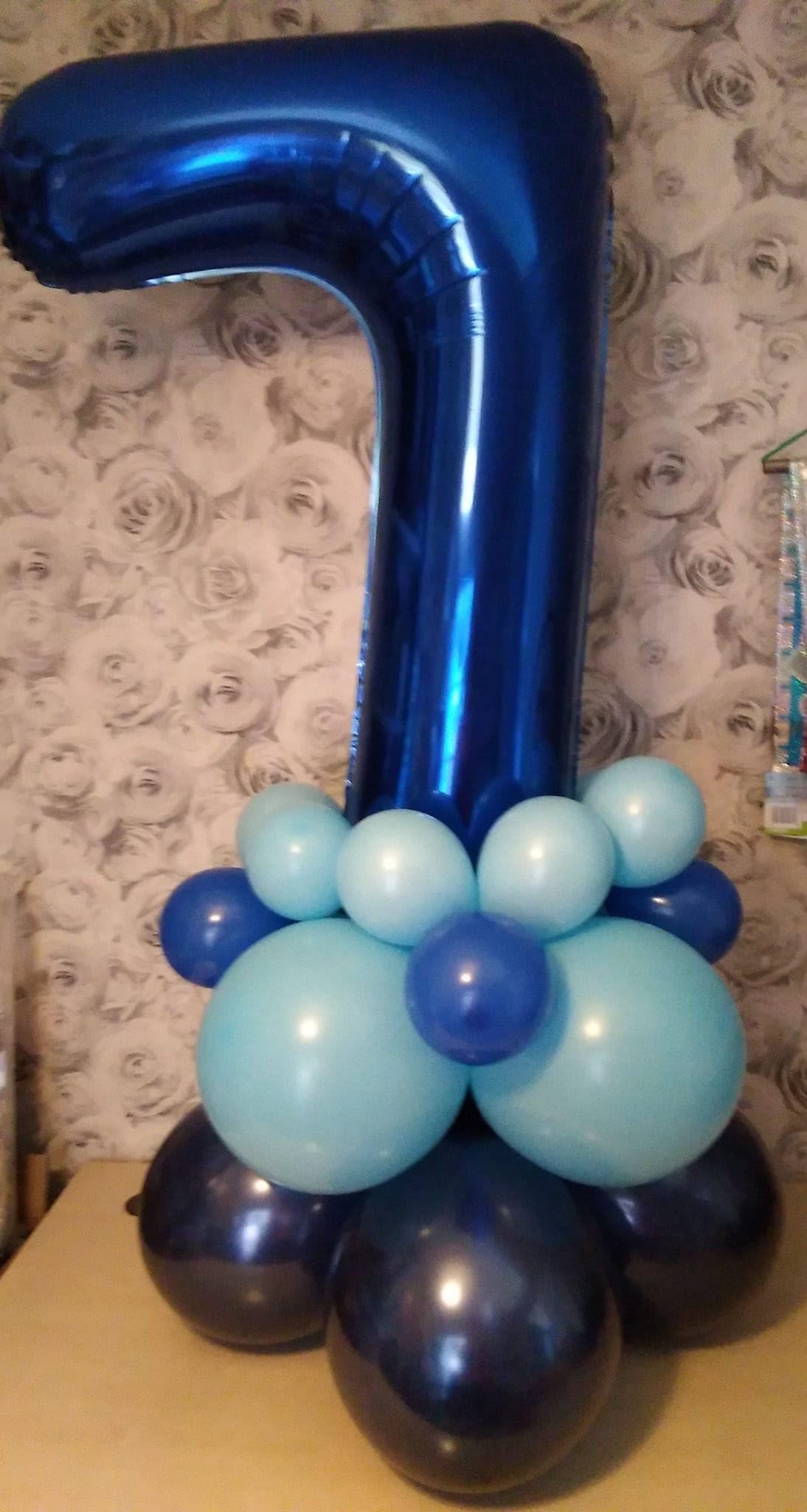 IWERP Night Blue 40-Inch Number 5 Balloon – 5th Birthday Decorations