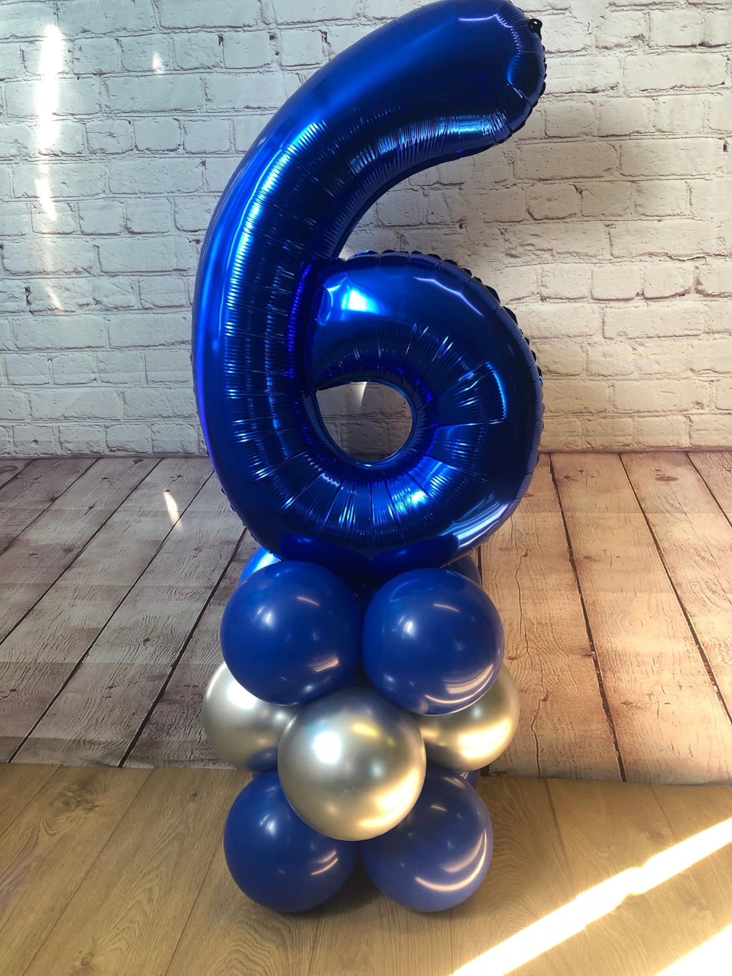 IWERP Night Blue 40-Inch 8 Balloon – 8th Birthday Decorations & Party Supplies