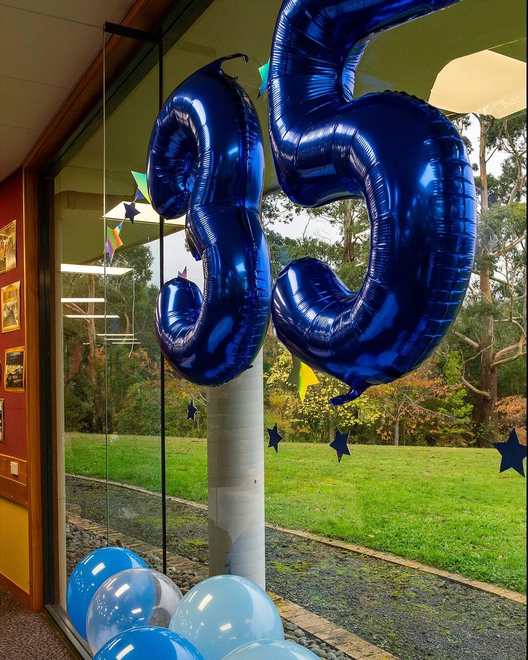IWERP Night Blue 40-Inch Number Balloon | 1st Birthday Party Decor