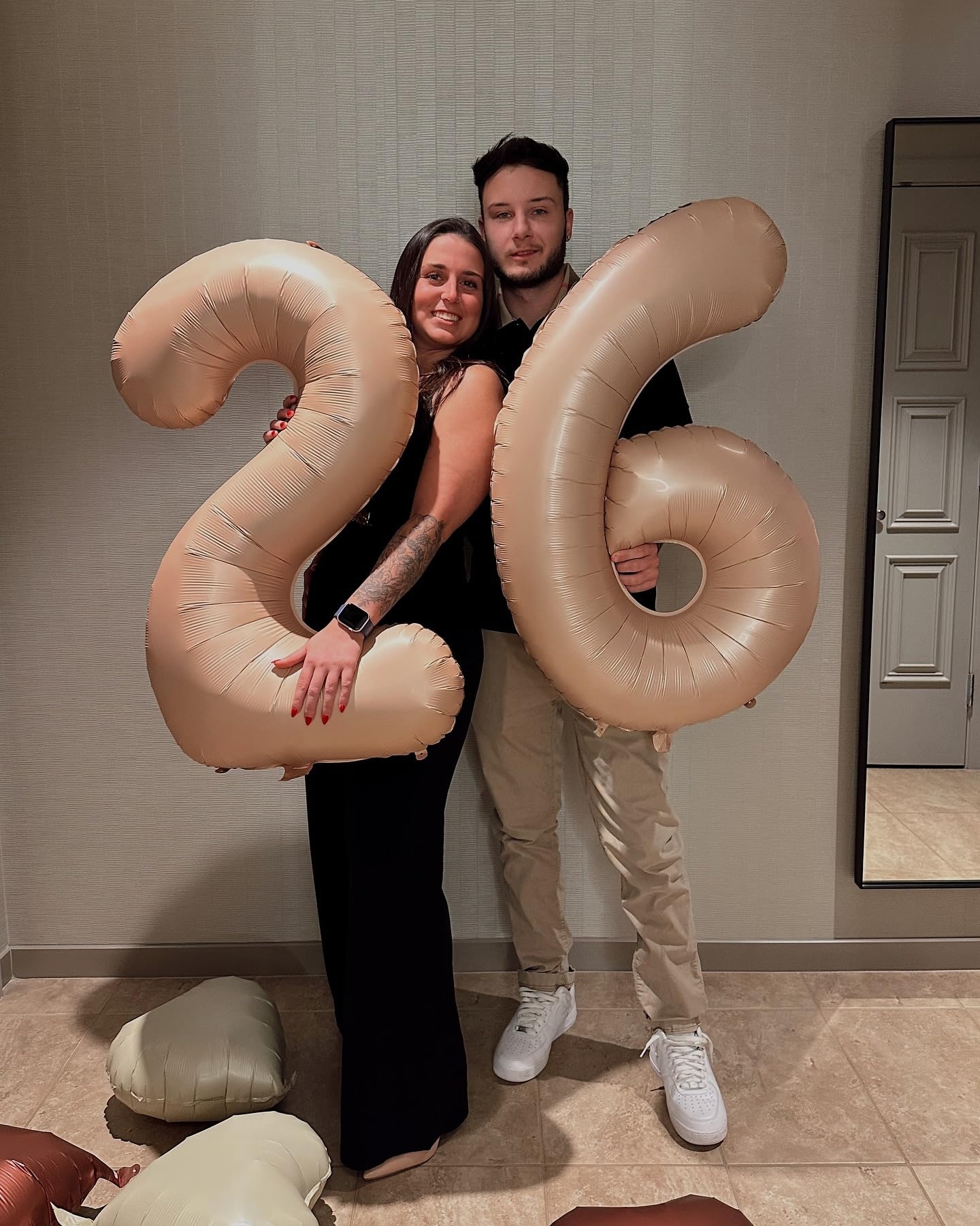 IWERP Light Brown Number 9 Balloon 40-Inch – 9th Birthday Decorations
