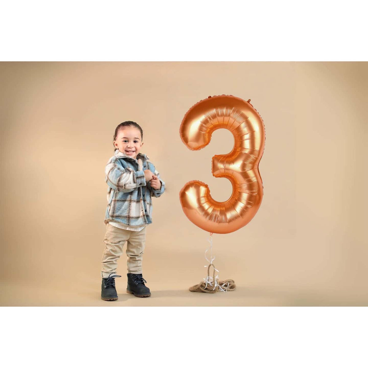 IWERP Orange 8 Balloon – 40 Inch Birthday Number Balloon for Party Decor
