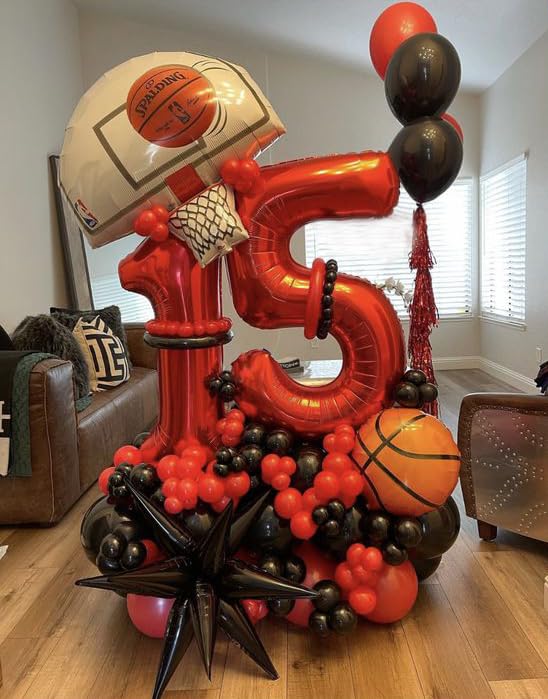 IWERP Red 6 Balloon – 40 Inch Number Balloon for Birthday Party