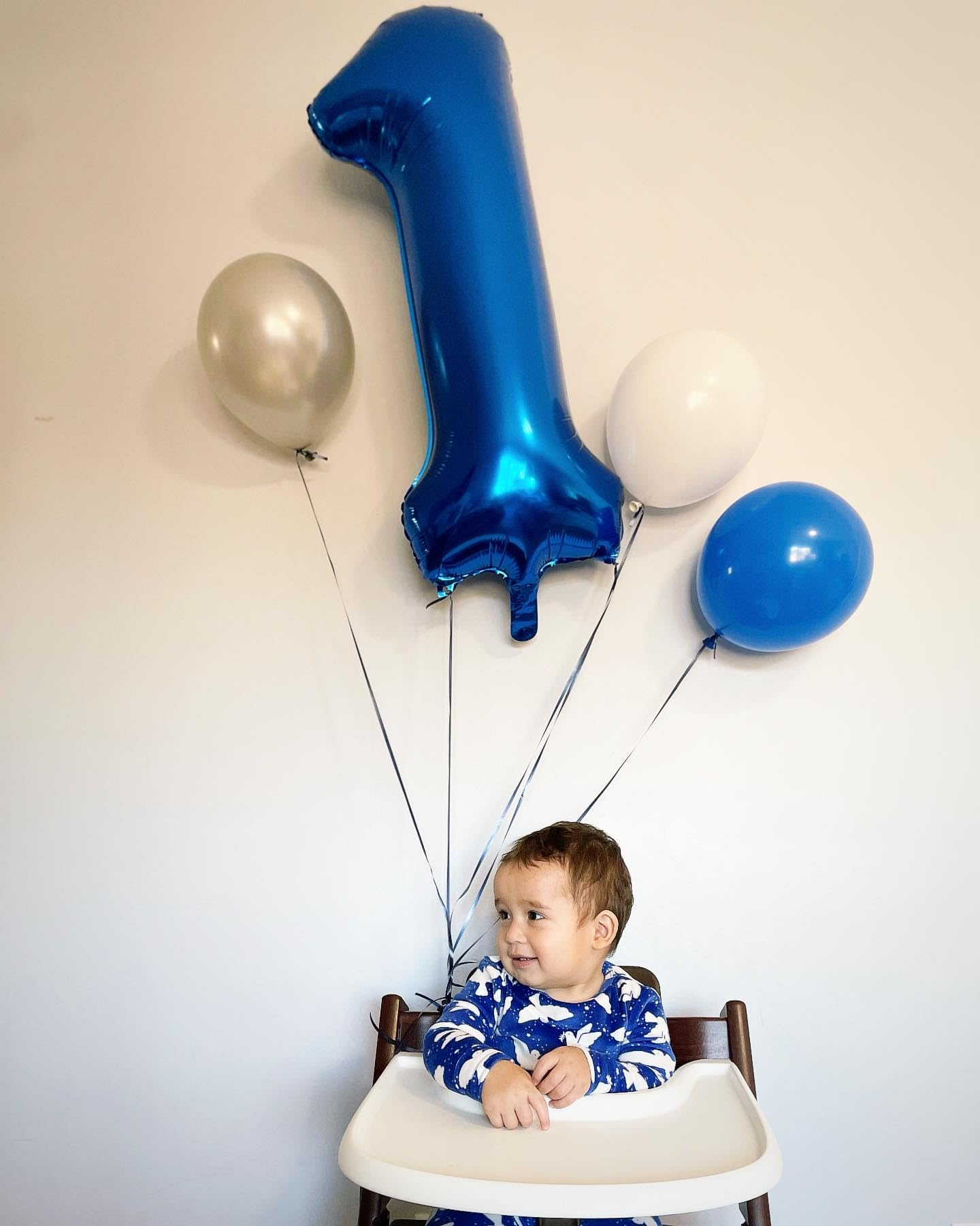 IWERP Metallic Blue 40-Inch Number 2 Balloon – 2nd Birthday Decorations