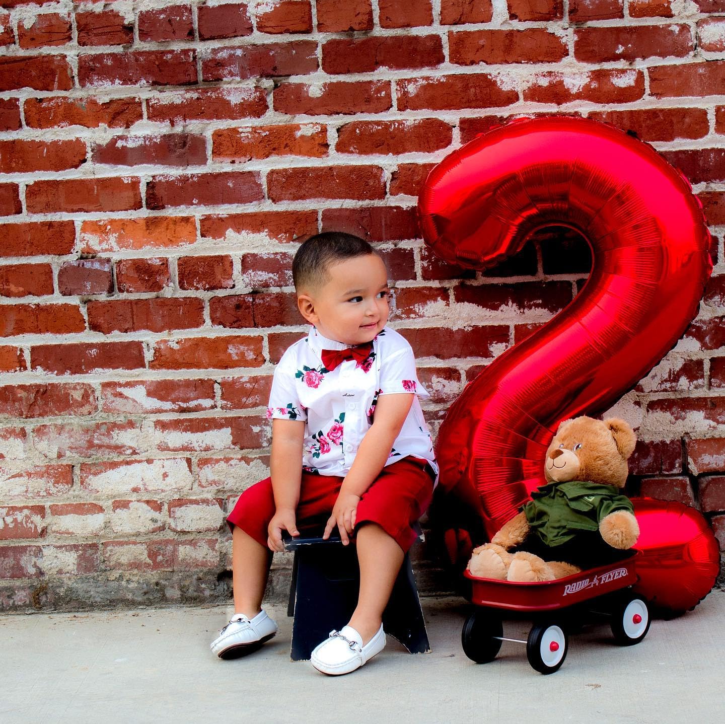 IWERP Red Number 4 Balloon 40-Inch | 4th Birthday Decorations & Red Party Supplies