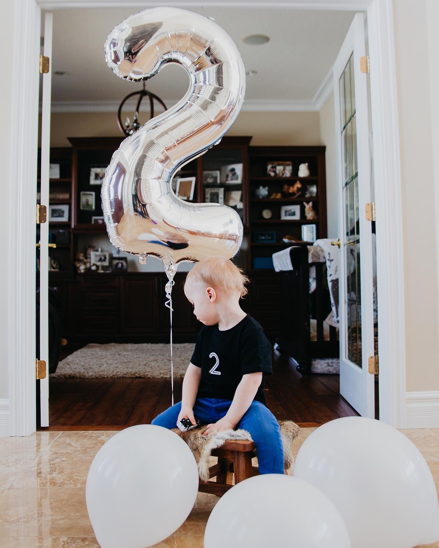 IWERP Silver Number 2 Balloon 40 Inch | 2nd Birthday Decorations