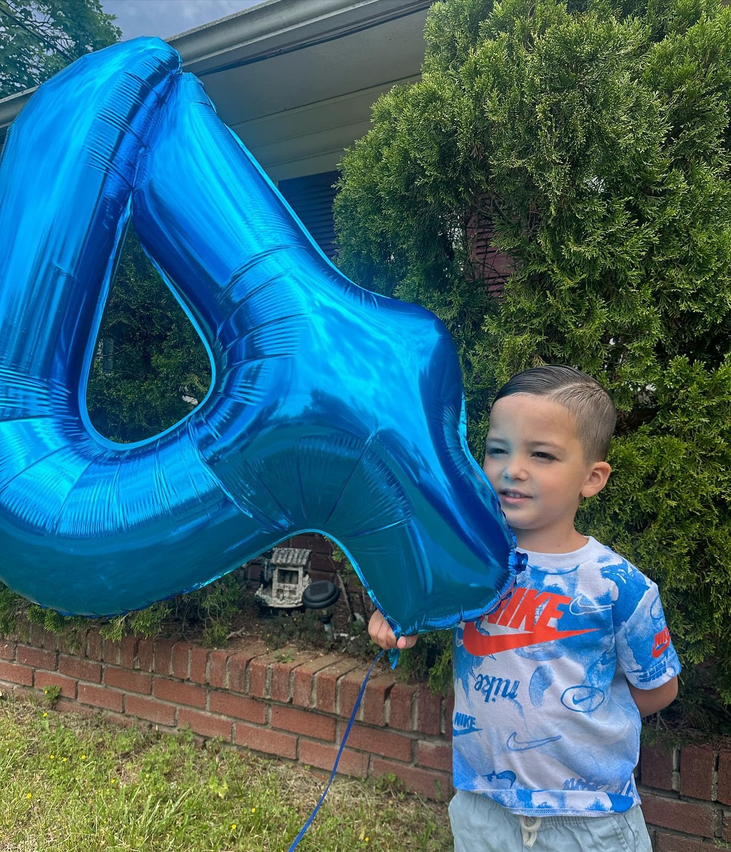 IWERP Navy Blue 40-Inch Number 4 Balloon – 4th Birthday Party Decor