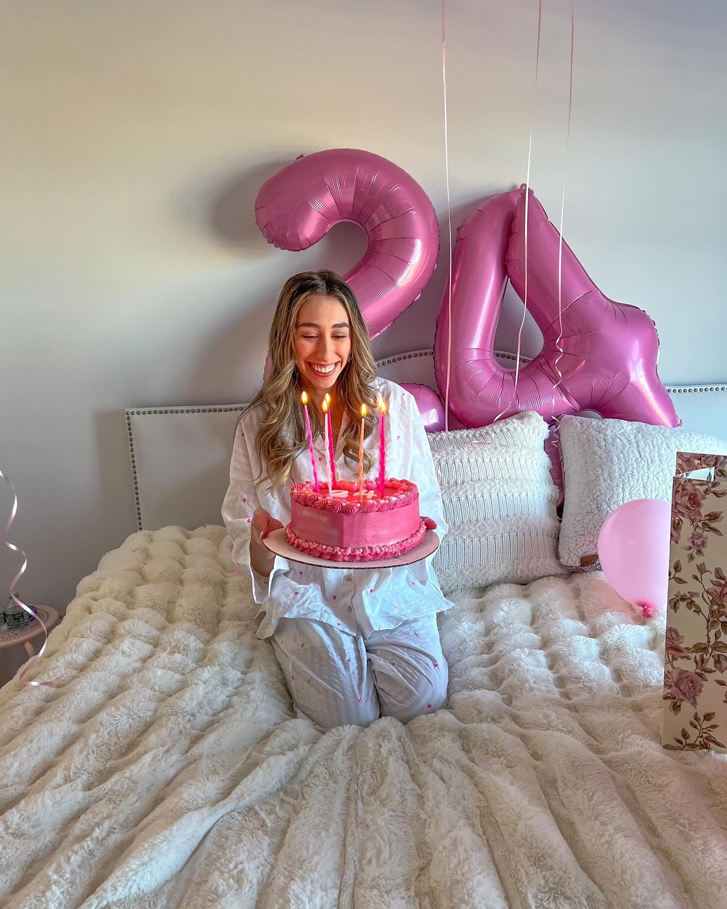 IWERP Pink 40 Inch 7 Balloon – 7th Birthday Foil Number Balloon