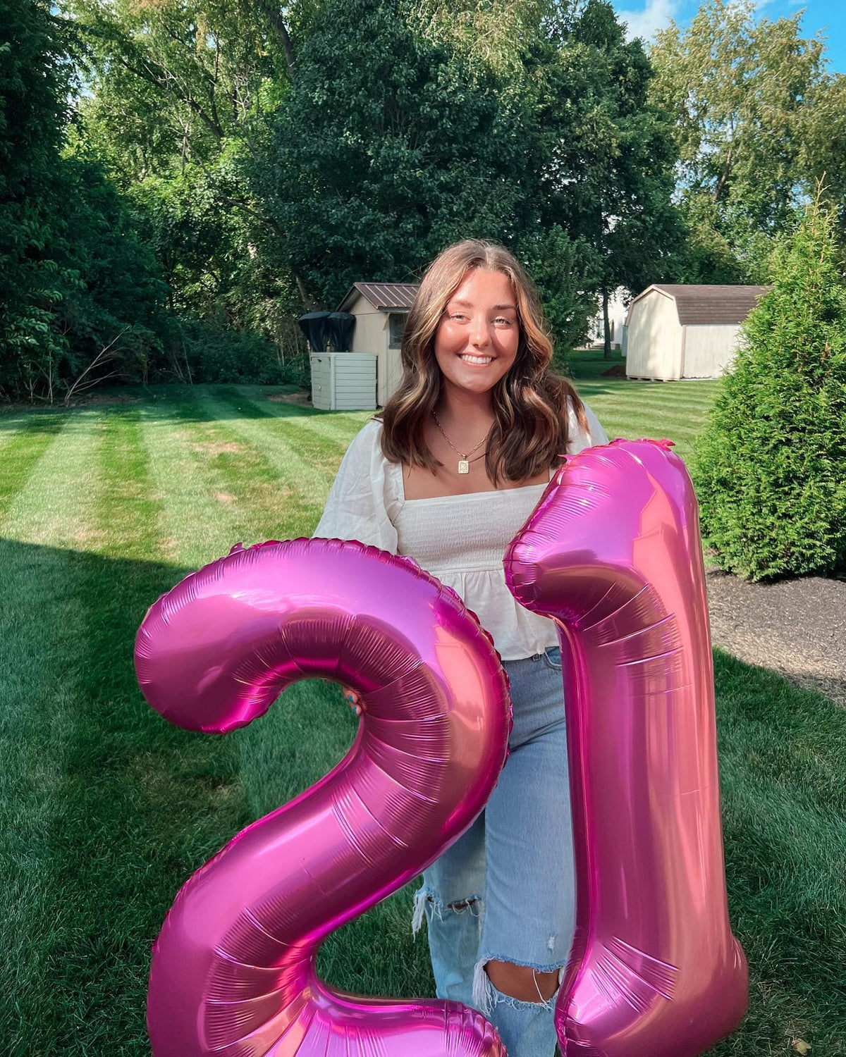 IWERP Pink Number 3 Balloon 40 Inch – 3rd Birthday Decorations & Pink Party Supplies