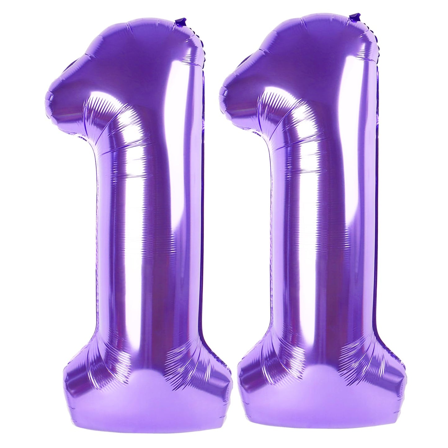 IWERP Purple Number 11 Balloon - 40-Inch Foil Balloon for 11th Birthday Parties