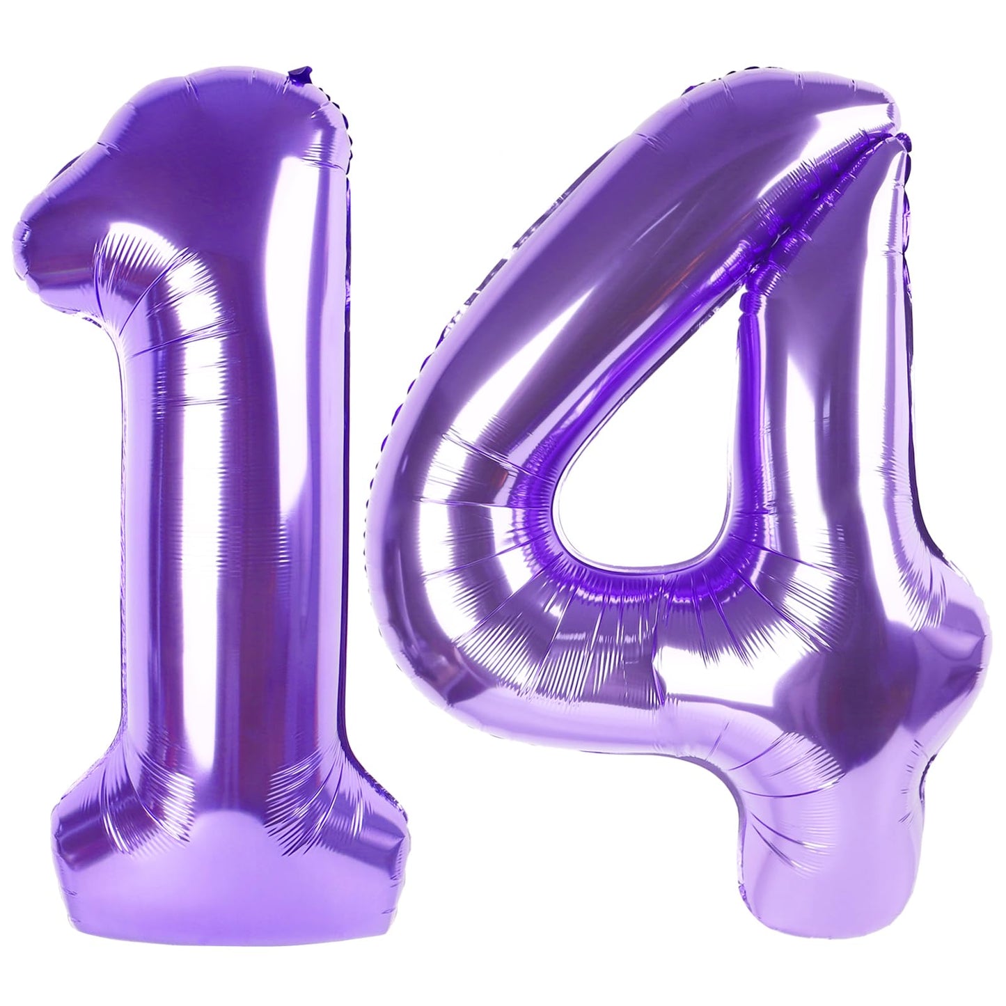 IWERP Purple Number 14 Balloon 40 Inch – 14th Birthday Party Decoration